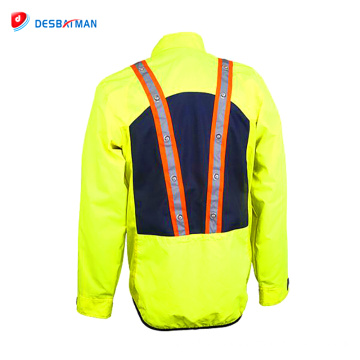 2018 Professional customized workwear LED safety reflective jacket